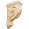 Ekena Millwork 4 1/4"W x 8"D x 13 1/4"H Devon Grapes & Vines Corbel, Maple COR04X08X13DEMA - alternate 1